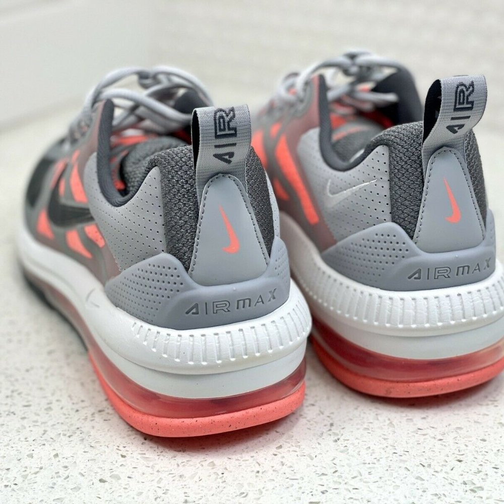 NEW - Nike Air Max Genome Bright Mango/Iron Gray/Light Smoke Gray size 9.5 - Picture 3 of 6